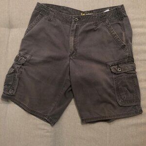 Lee Men's Black Wyoming Cargo Shorts - Size 34
